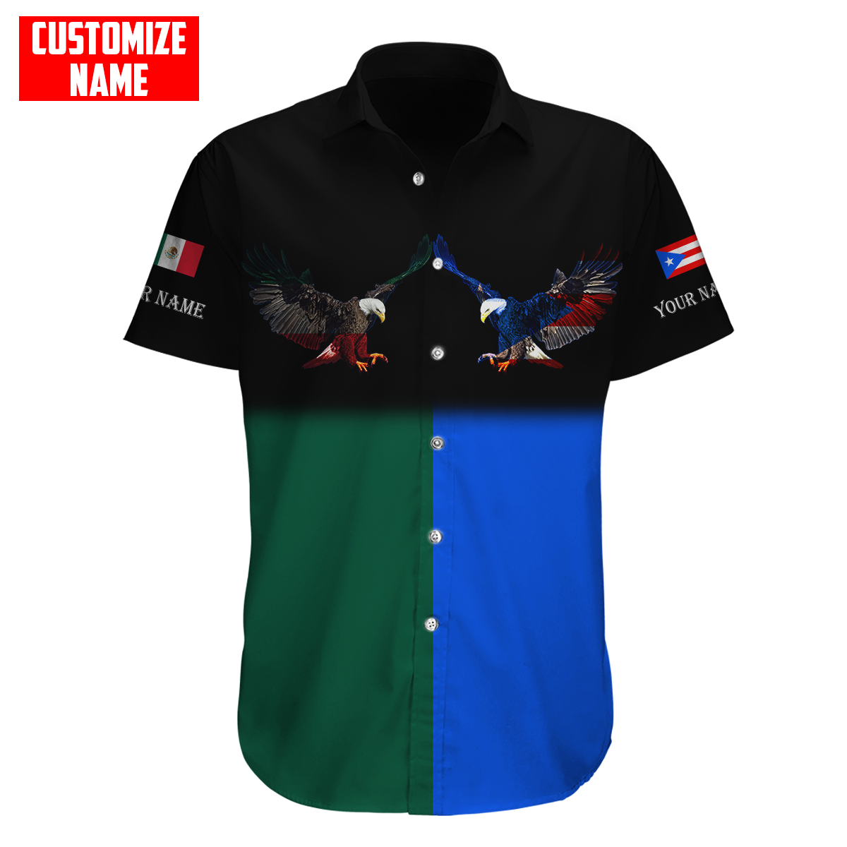 Persionalized Mexico 3D All Over Printed Unisex Shirts DQB23062103
