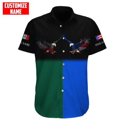 Persionalized Mexico 3D All Over Printed Unisex Shirts DQB23062103