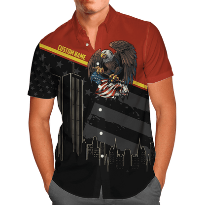 Customize Name Firefigher Hawaii Shirt For Men And Women