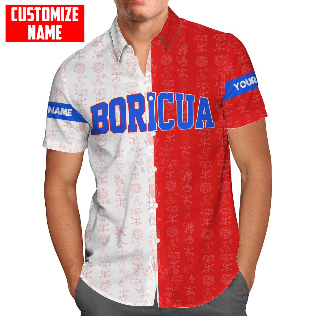 Customize Name Puerto RicoHawaii Shirt For Men And Women