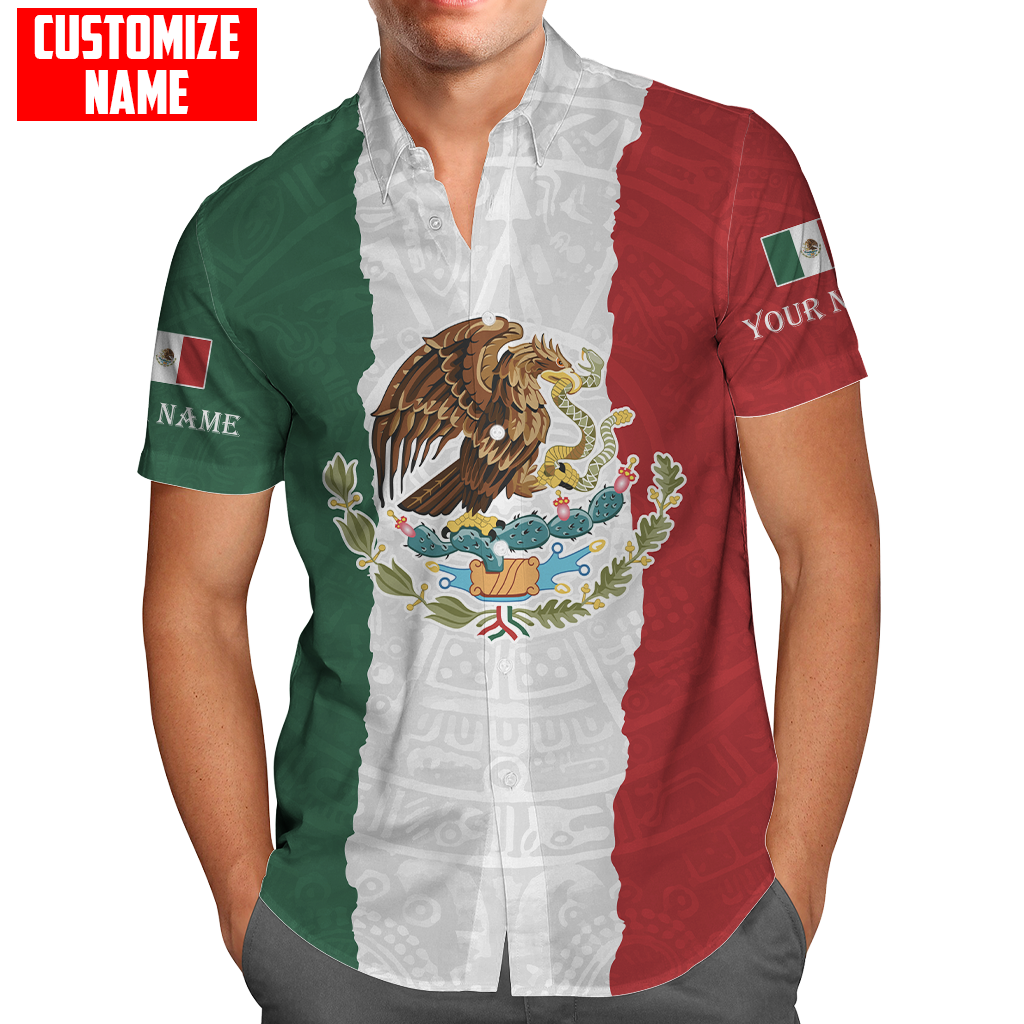 Personalized Name Mexico 3D All Over Printed Unisex Shirts DQB10072101