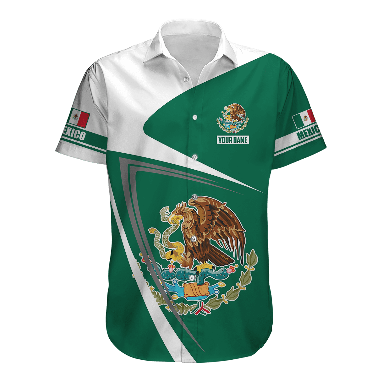 Persionalized Mexico 3D All Over Printed Unisex Shirts