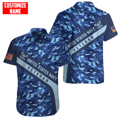 Premium Unique U.S Air Force Veteran Polo All Over Printed Personalized Shirt