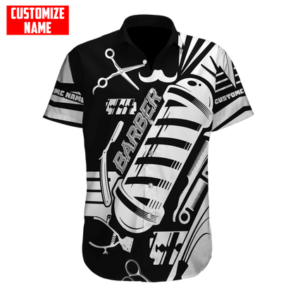 Personalized Name Barber 3D All Over Printed Unisex Shirts