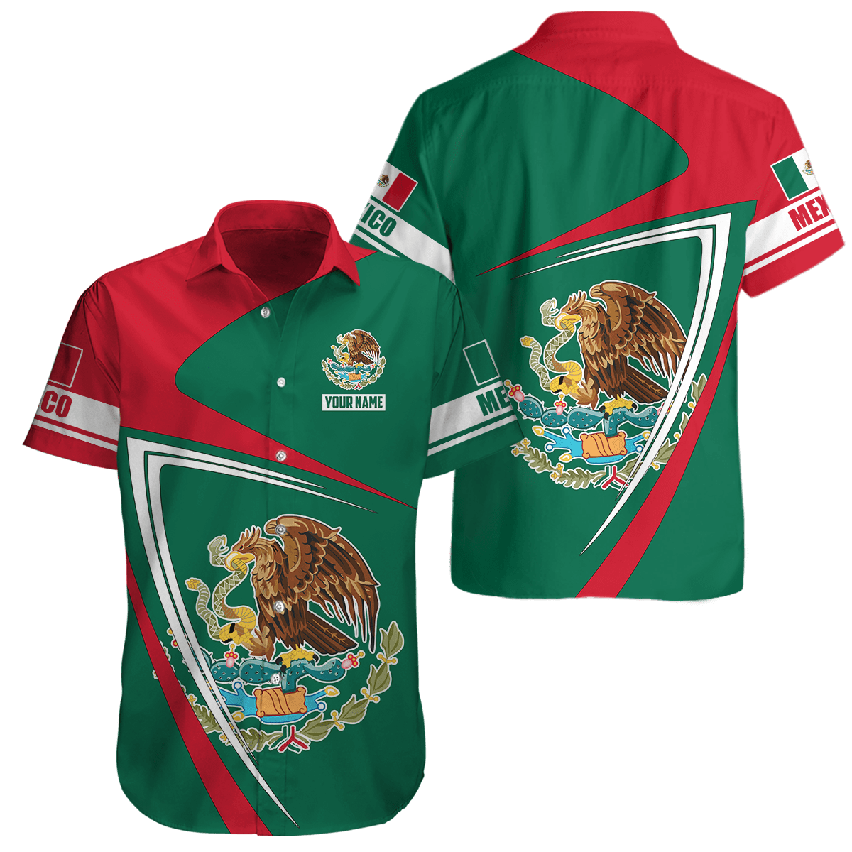 Persionalized Mexico 3D All Over Printed Unisex Shirts DA23062101