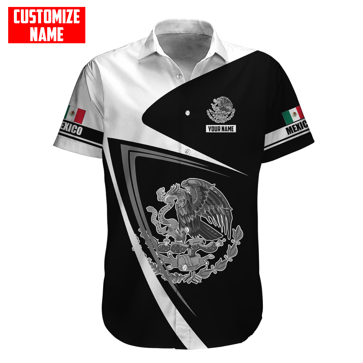 Persionalized Mexico 3D All Over Printed Unisex Shirts DQB23062102