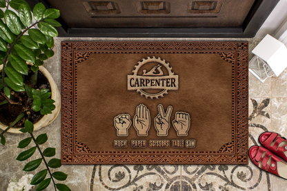 Funny Carpenter Doormat