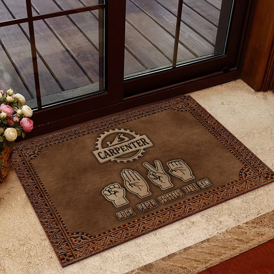 Funny Carpenter Doormat
