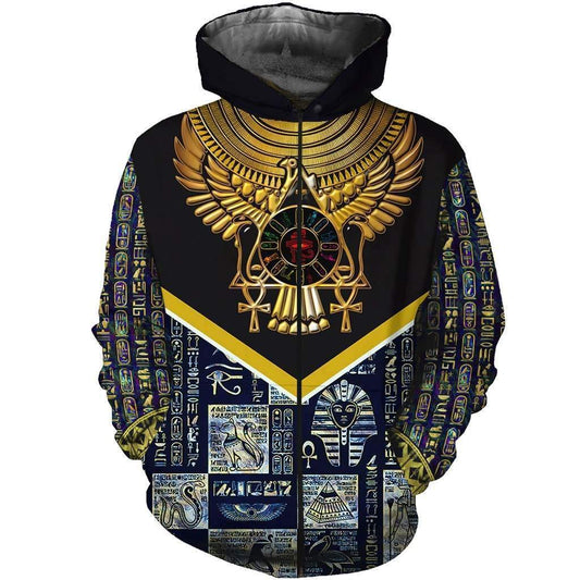 Egyptian Horus 3D All Over Printed Clothes HC3104 - Amaze Style™-Apparel