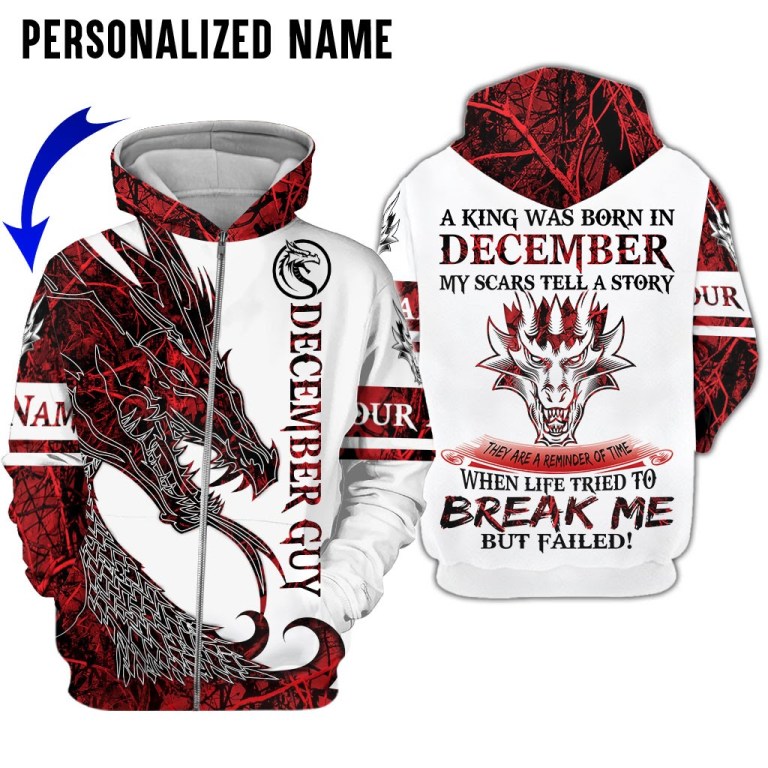 Customize Name Dragon Man Hoodie For Men And Women