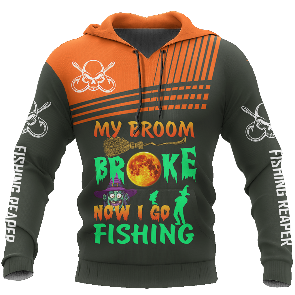 FISHING BROOM HALLOWEEN HC6504 - Amaze Style™-Apparel