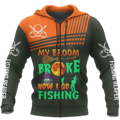 FISHING BROOM HALLOWEEN HC6504 - Amaze Style™-Apparel