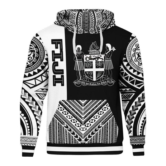 Fiji Hoodie - Polynesian Special Black Style BN10 - Amaze Style™-Apparel