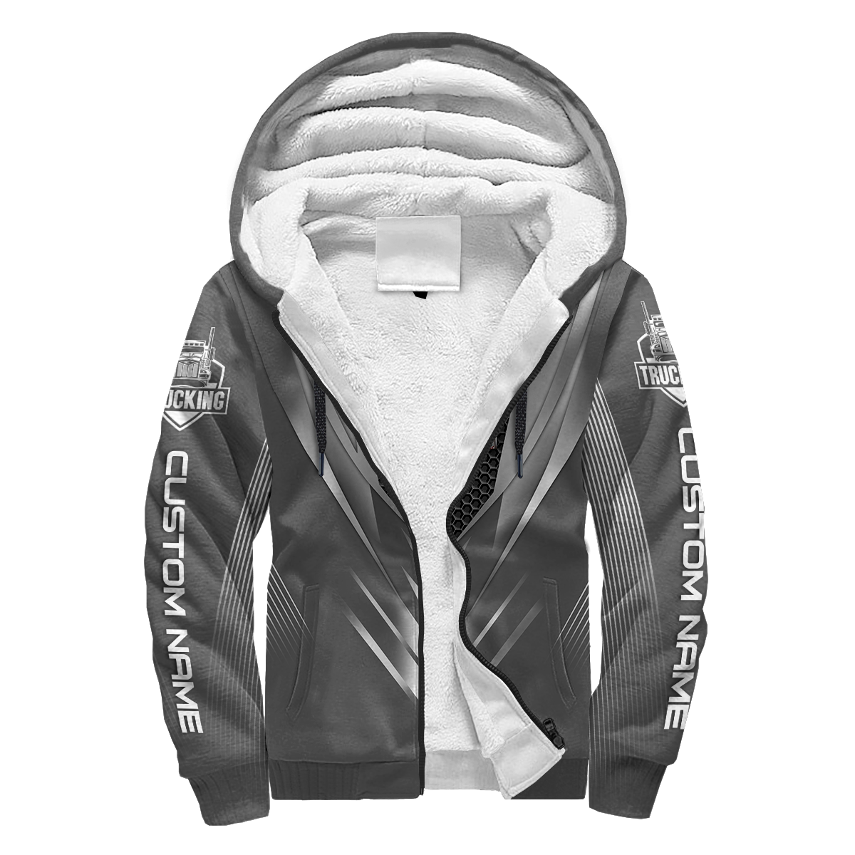 Premium Truck Driver Unisex 3D All Over Printed Grey Shirts MEI