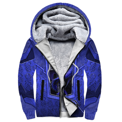 3D Tattoo and Dungeon Dragon Hoodie HAC301202-Apparel-NM-Fleecezip hoodie-S-Vibe Cosy™