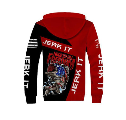 Fishing hooked on freedom Coat HC4205 - Amaze Style™-Apparel