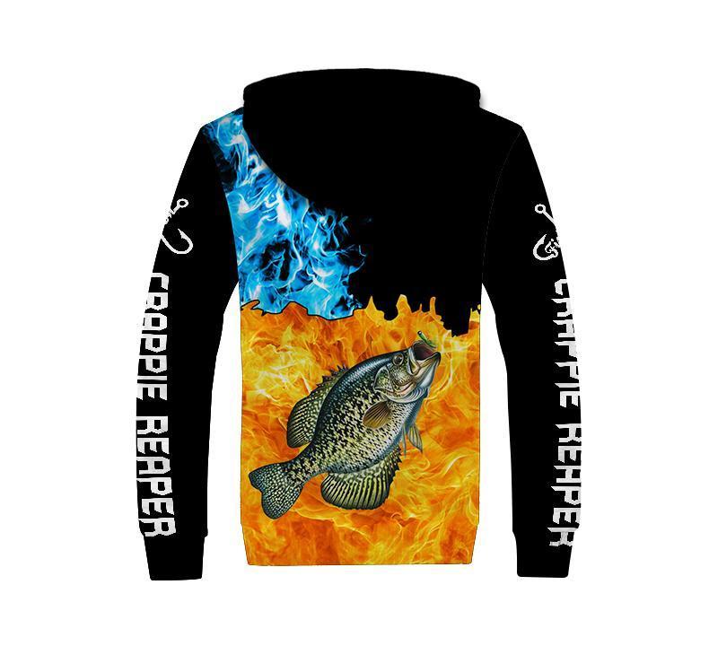 Fish reaper - Crappie on fire all over printed shirts for men and women HC5507 - Amaze Style™-Apparel