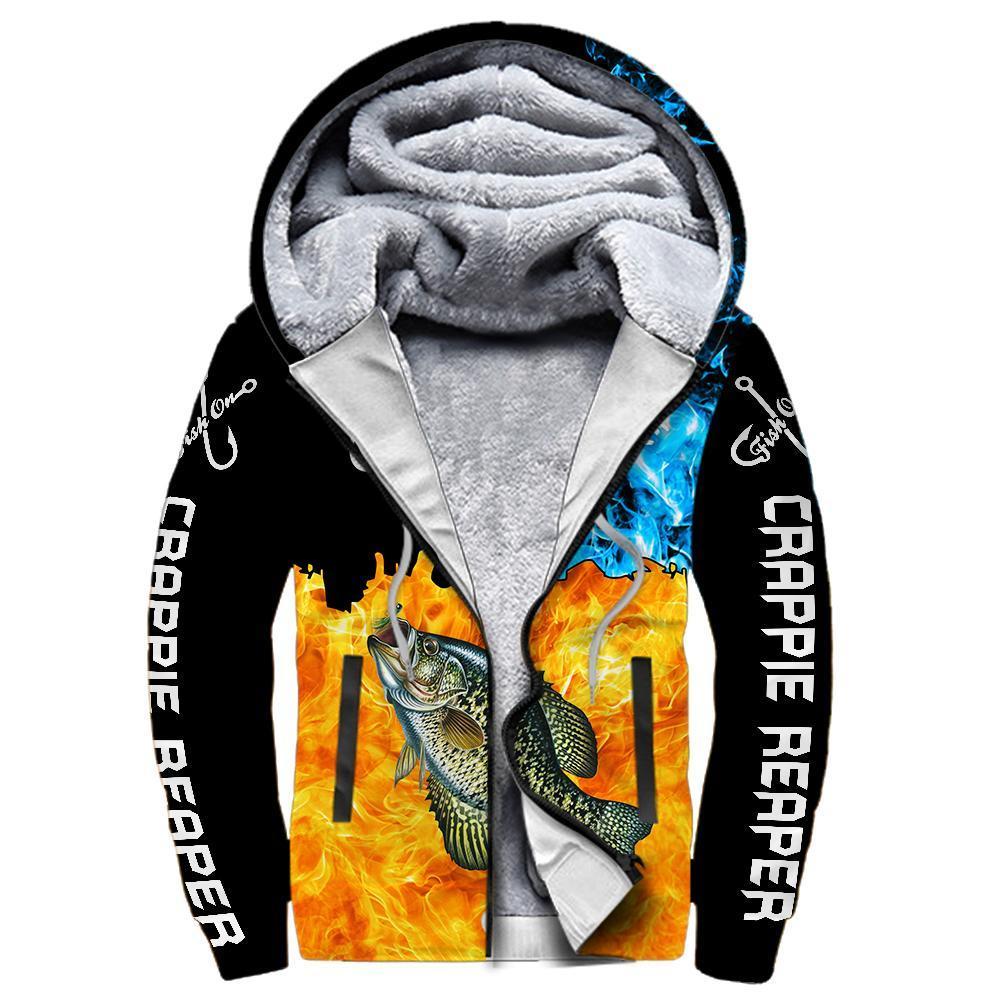 Fish reaper - Crappie on fire all over printed shirts for men and women HC5507 - Amaze Style™-Apparel