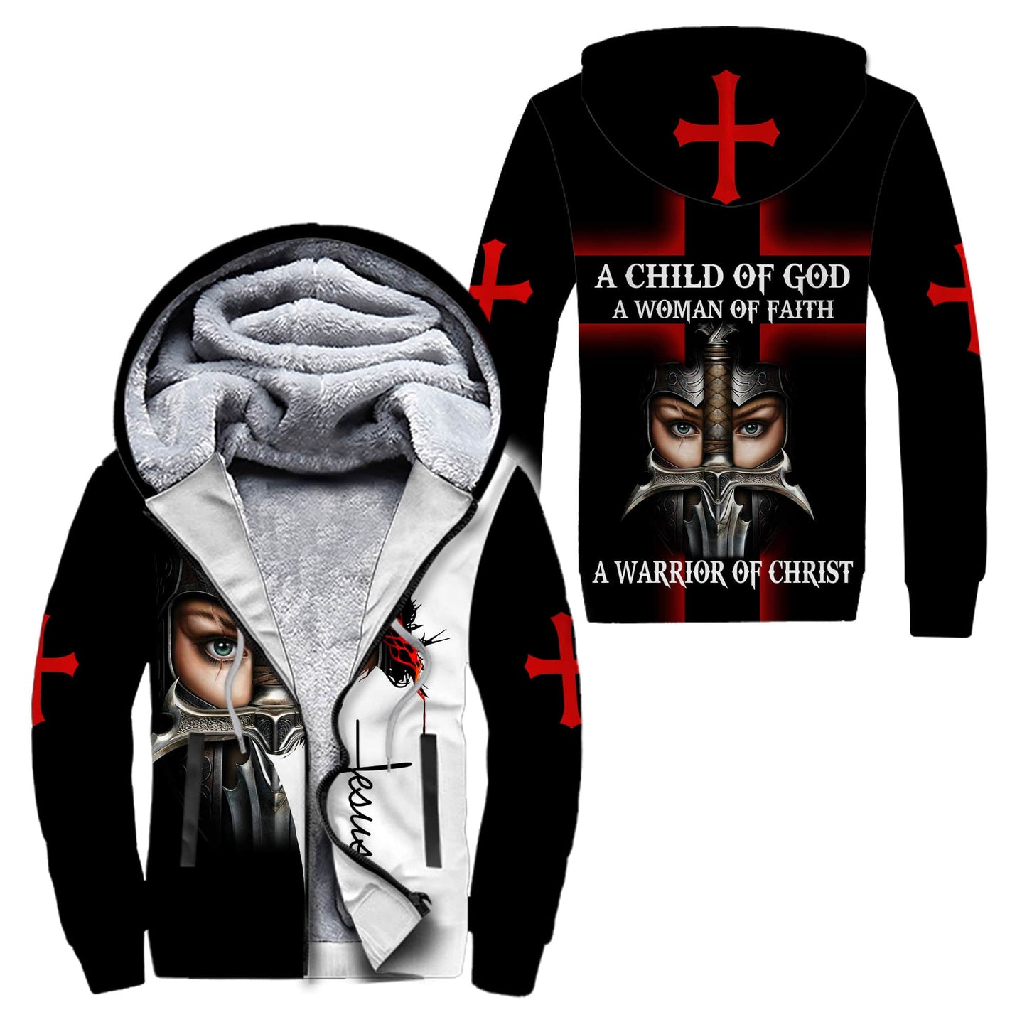A Child Of God A Woman Of Faith A Warrior Of Christ 3D All Over Printed Shirts