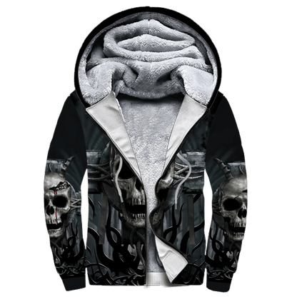 Premium Unisex Skull Cross All Over Printed Shirts  MEI