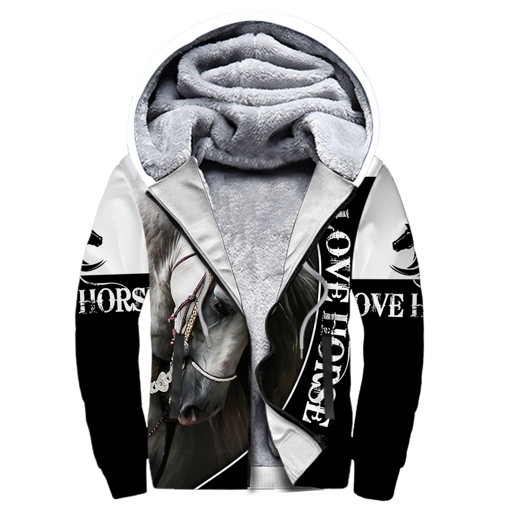 Love Beautiful Horse 3D All Over Printed Shirts MP030404 - Amaze Style™-Apparel