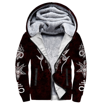Satanic Tribal 3D All Over Printed Hoodie Shirts For Men And Women MP180305a - Amaze Style™-Apparel