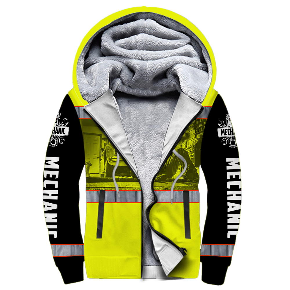 Mechanic 3D All Over Printed Hoodie For Men and Women TN