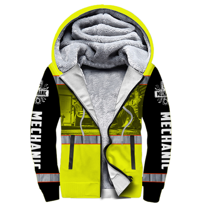 Mechanic 3D All Over Printed Hoodie For Men and Women TN