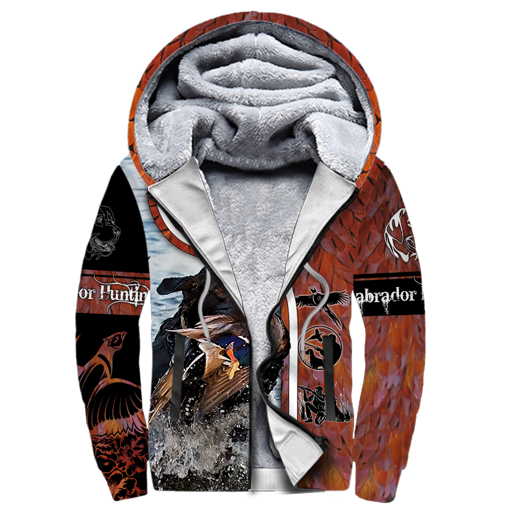 Pheasant Hunting Camo 3D Over Printed Unisex Deluxe Hoodie ML