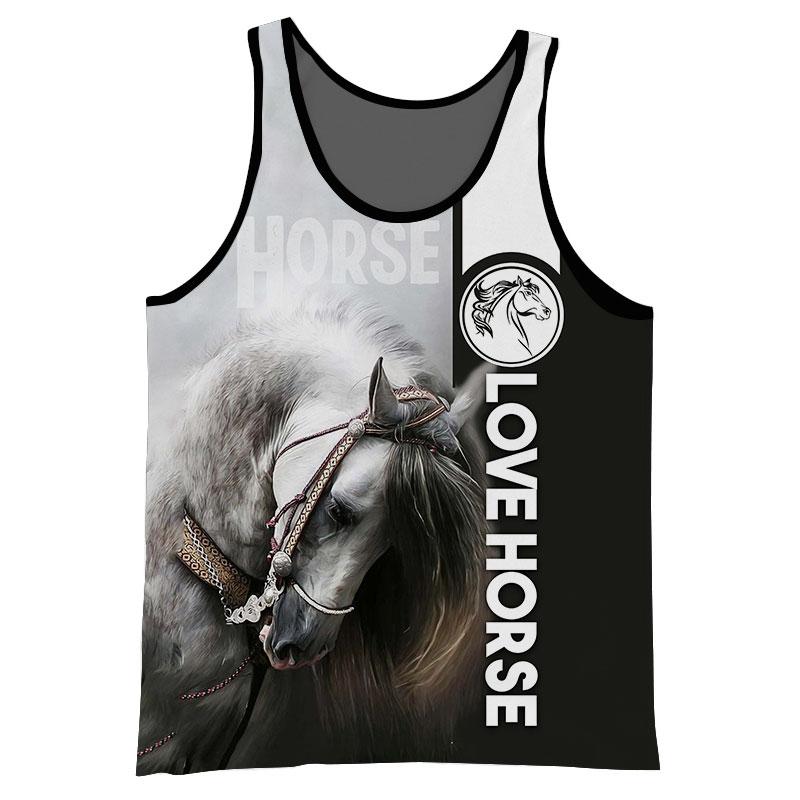 Love Horse 3D All Over Printed Shirts For Men And Women TN