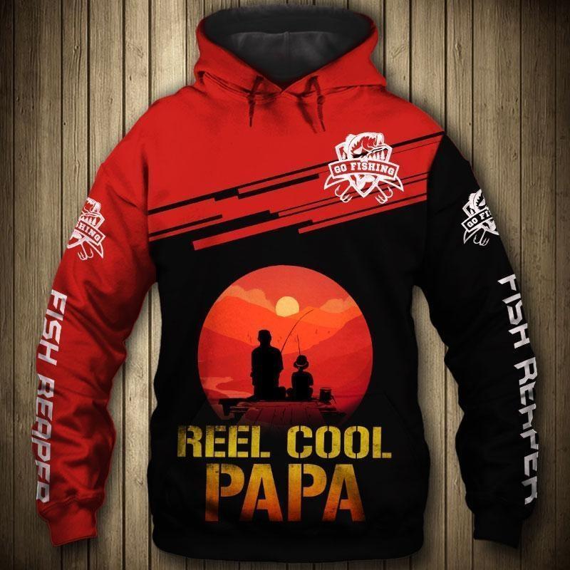 GO FISHING - Reel Cool Papa at Sunset HC5502 - Amaze Style™-Apparel