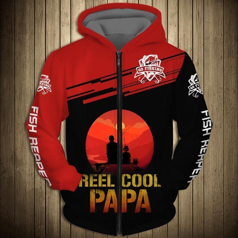 GO FISHING - Reel Cool Papa at Sunset HC5502 - Amaze Style™-Apparel