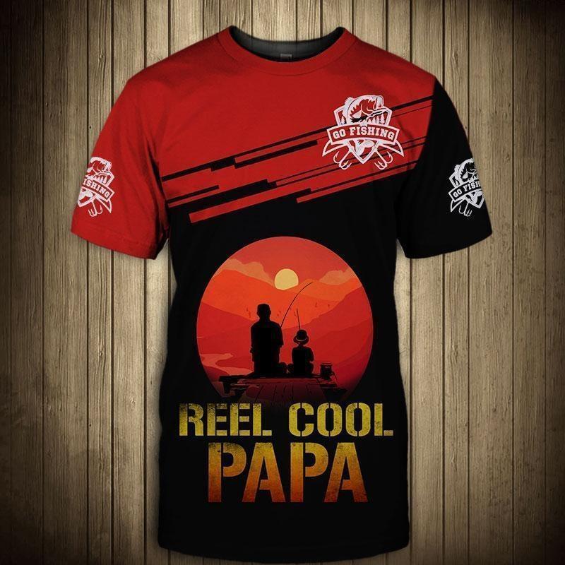 GO FISHING - Reel Cool Papa at Sunset HC5502 - Amaze Style™-Apparel
