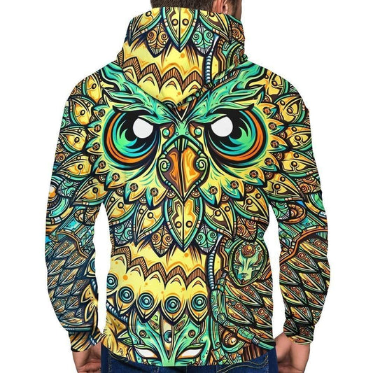 God Owl of Dreams Zip-Up Hoodie HC1404 - Amaze Style™-Apparel