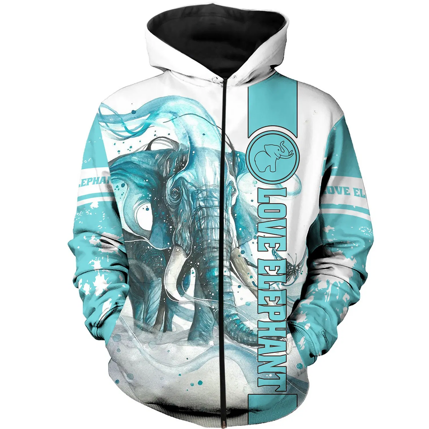 LOVE ELEPHANT 3D ALL OVER PRINTED SHIRTS PL09032004 - Amaze Style™-Apparel