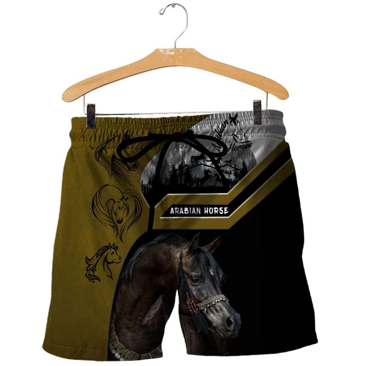 Premium Arabian Horse 3D All Over Printed Unisex Shirts