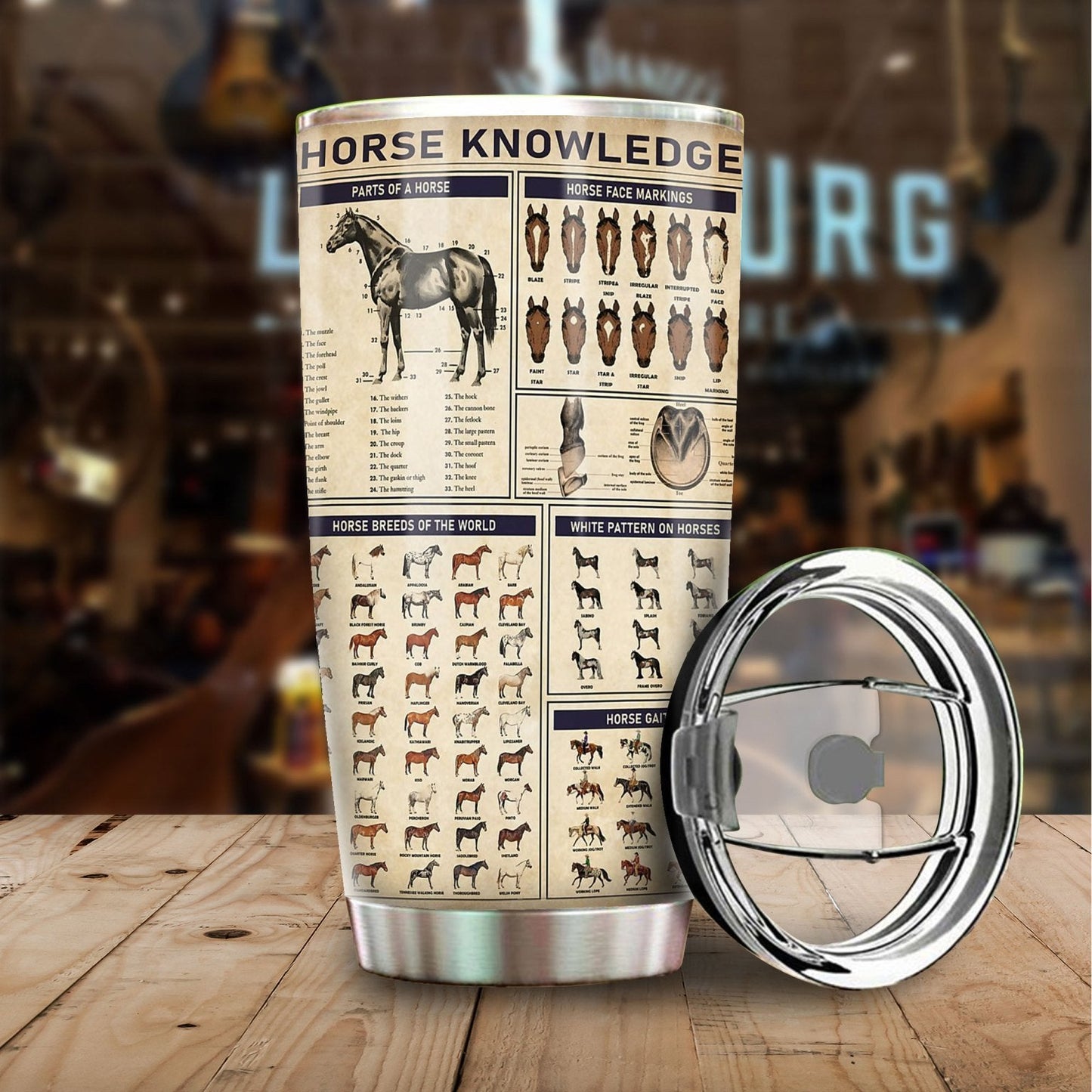 Horse Knowledge Stainless Steel Tumbler TA031615 - Amaze Style™-