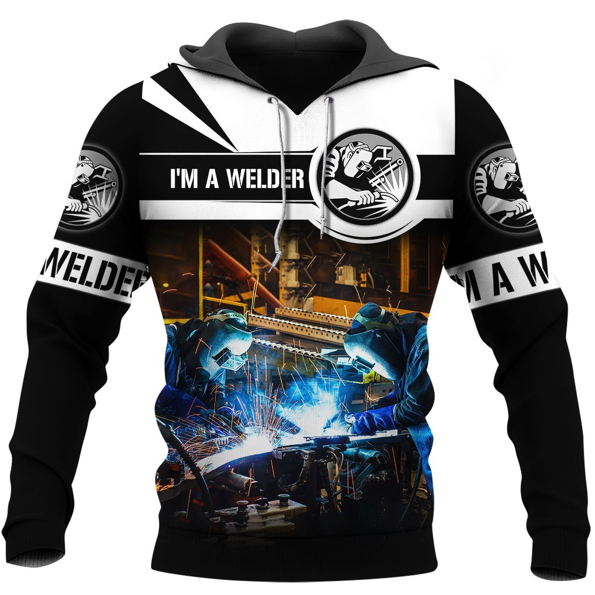 Welder Yelling all over Unisex 3D All Over Printed Shirts