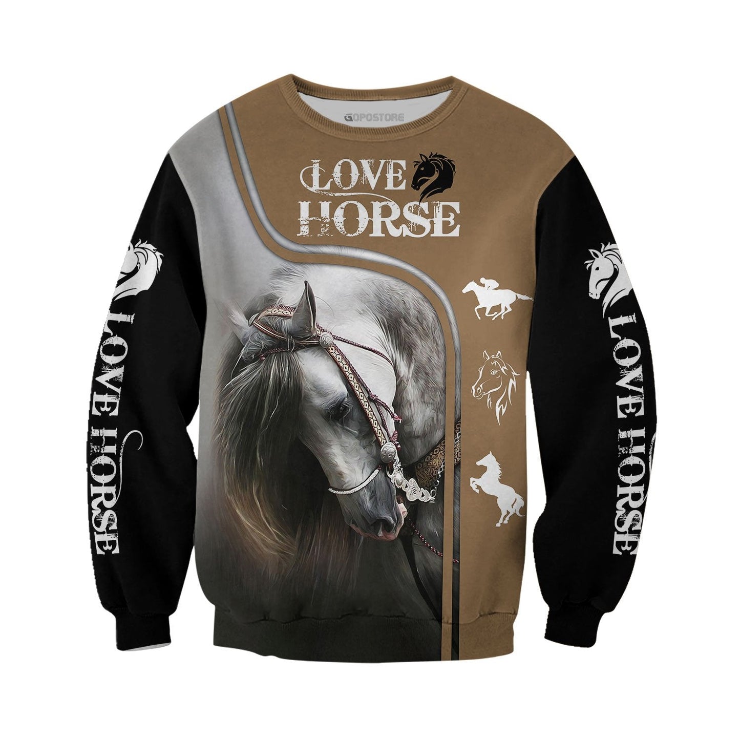 Love Horse 3D All Over Printed Shirts - Amaze Style™-Apparel