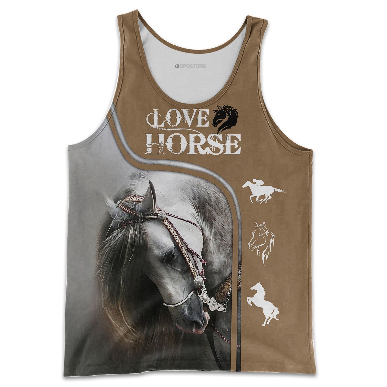 Love Horse 3D All Over Printed Shirts - Amaze Style™-Apparel