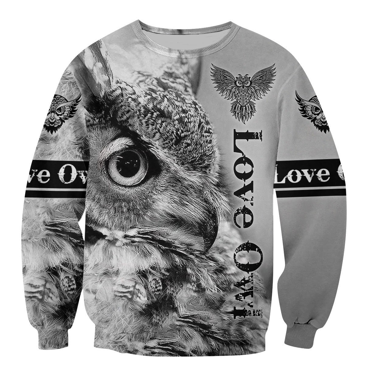 Love Owl 3D All Over Printed Shirts For Men & Women TA190501 - Amaze Style™-Apparel