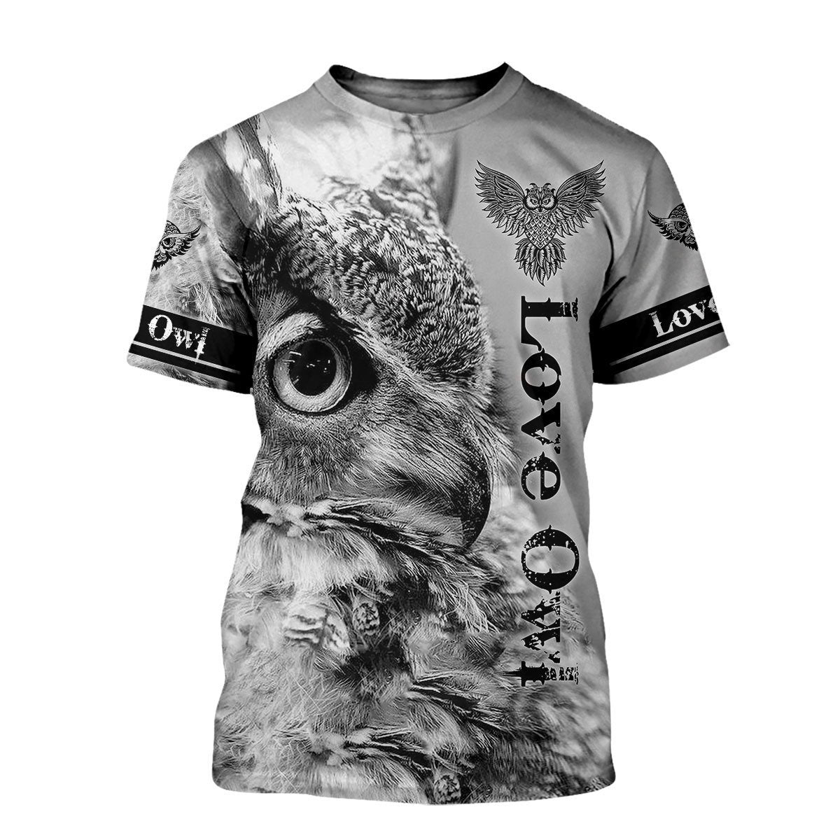 Love Owl 3D All Over Printed Shirts For Men & Women TA190501 - Amaze Style™-Apparel