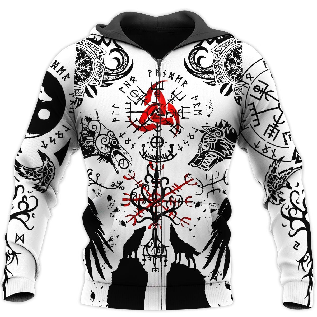BEAUTIFUL VIKINGS TATTOO 3D - Amaze Style™-Apparel