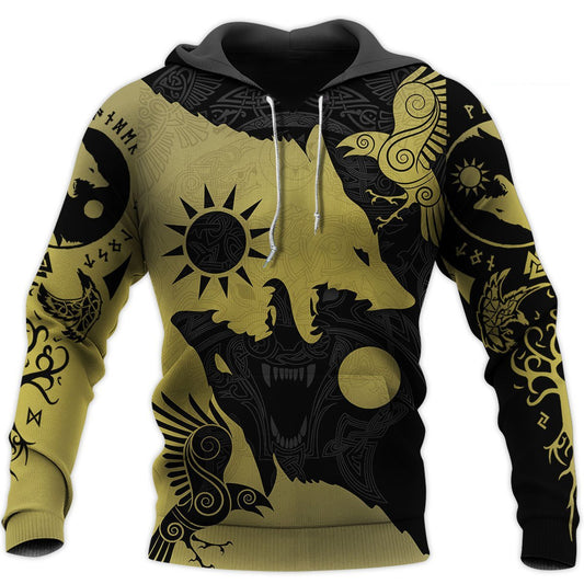 Skoll and Hati 3D All Over Printes Verison 4.0 - Amaze Style™-Apparel