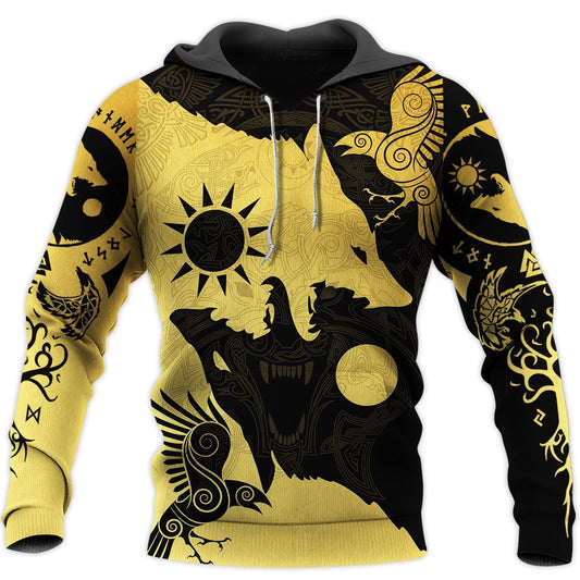 Skoll and Hati 3D All Over Printes Verison 2.0 - Amaze Style™-Apparel
