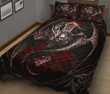 Dragon Skull Quilt Bedding Set HAC170406-Quilt-NM-Queen-Vibe Cosy™