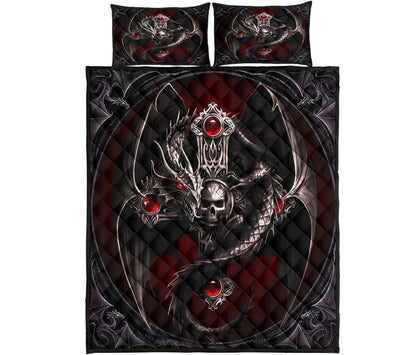 Dragon Skull Quilt Bedding Set HAC170406-Quilt-NM-Queen-Vibe Cosy™