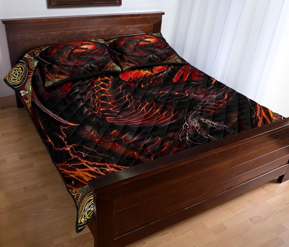 Dragon Art Quilt Bedding Set HAC180404-Quilt-NM-Queen-Vibe Cosy™
