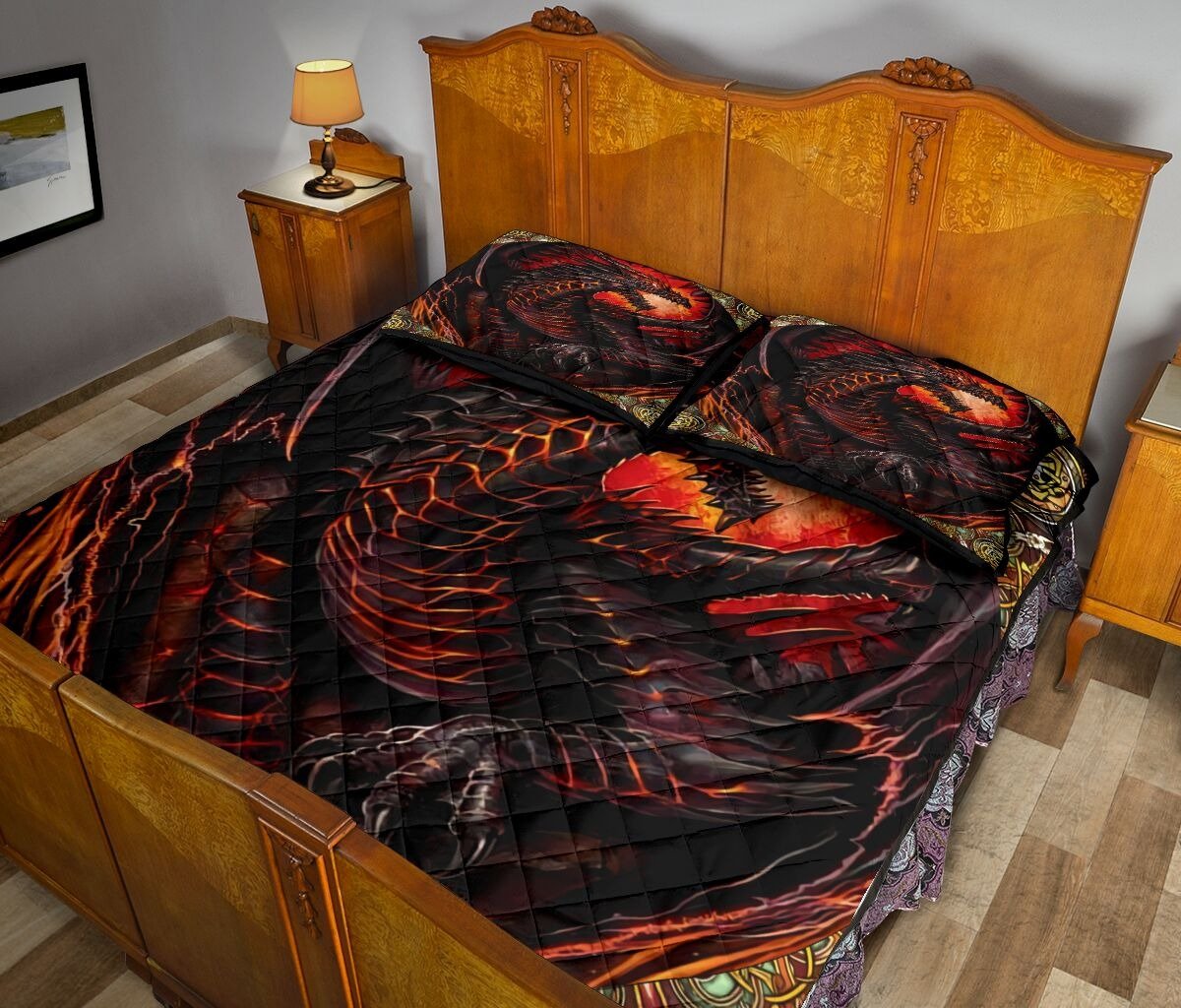 Dragon Art Quilt Bedding Set HAC180404-Quilt-NM-Queen-Vibe Cosy™
