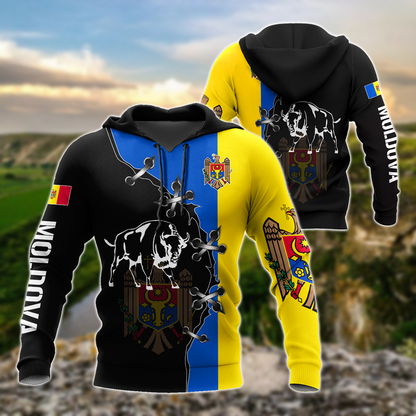 Moldova Aurochs 3D All Over Printed Hoodie Shirt Limited by SUN HAC230603